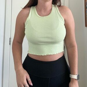 Brandy Melville Green High Neck Tank!